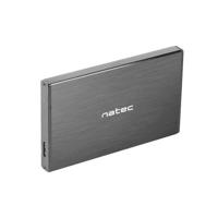 Natec RHINO GO USB 3.0-behuizing voor 2,5'' SATA HDD/SSD, zwart Aluminium - thumbnail