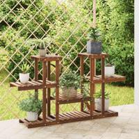 VidaXL Plantenstandaard 110x25x73 cm massief vurenhout - thumbnail