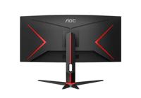 AOC GAMING CU34G2XP/BK 34 Wide Quad HD 180Hz Curved VA Monitor - thumbnail