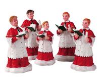 Lemax the choir s/5 kerstdorp figuur type 4 2005 - thumbnail