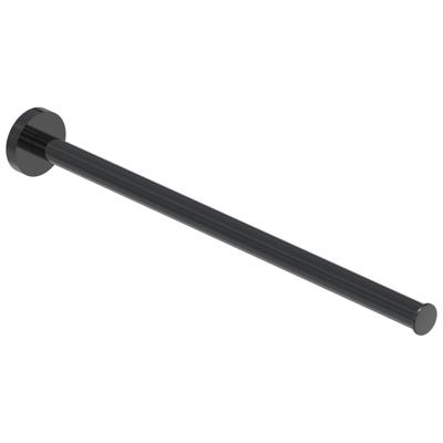 Handdoekrek IVY Vast Een lids 38 cm Zwart Chroom PVD IVY