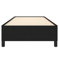 Bedframe zonder matras 100x200 cm stof zwart - thumbnail