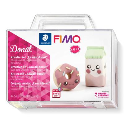 fimo kleiset kawaii Donut junior 9-delig