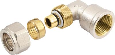 Bonfix - Alu-Knelfitting - Kniekoppeling - bi. dr. x alu-knel - 3/4 x 25mm