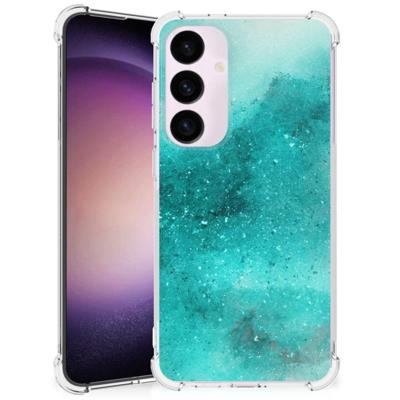 Back Cover Samsung Galaxy S24 Plus Painting Blue Back Cover Samsung Galaxy S24 Plus Painting Blue