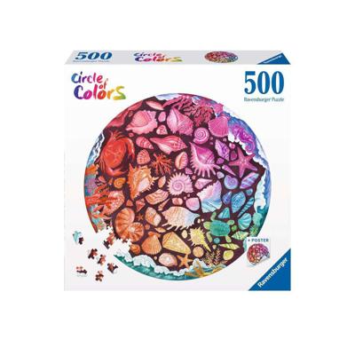 Ravensburger Legpuzzel circle of colors zeeschelpen, 500st.