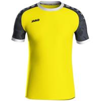 JAKO 4224 Shirt Iconic Km - Zachtgeel/Zwart - 3XL - thumbnail