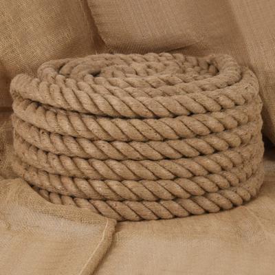 VidaXL Touw 25 m lang 30 mm dik jute