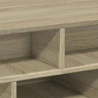 Salontafel 70x70x29 cm bewerkt hout sonoma eikenkleurig - thumbnail