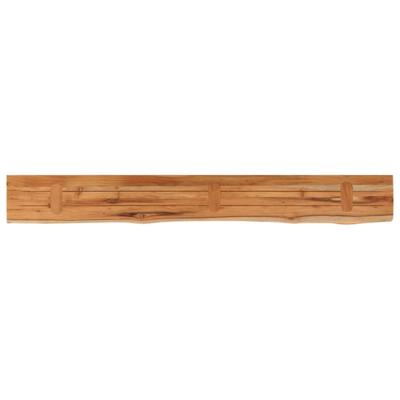 Tafelblad rechthoekig natuurlijke rand 180x30x3,8 cm acaciahout - thumbnail