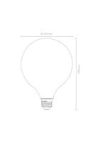 Lucide G125 - Filament lamp - Ø 12,5 cm - LED 3 StepDim - E27 - 1x8W 2700K - Opaal - thumbnail