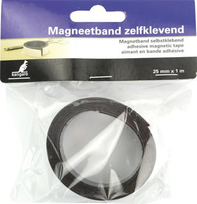 Kangaro K-5061 Magneetband Zelf-klevend 25mm X 1 Meter Kangaro K-5061 Magneetband Zelf-klevend 25mm X 1 Meter