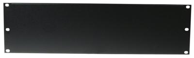 OMNITRONIC Front Panel Z-19U-shaped, steel, black 3U