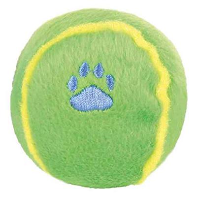 TRIXIE PLUCHE SPEELBAL ASSORTI 6X6X6 CM 24 ST