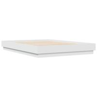 Bedframe met LED-verlichting wit 150x200 cm - thumbnail
