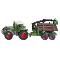 Siku 1645 tractor + boomstammen - thumbnail