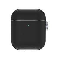 Valenta Leather Snap Case Apple Airpods Gen 1/2 Black - thumbnail
