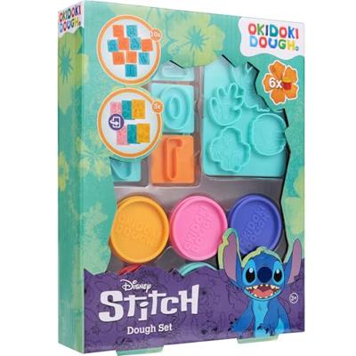 Canenco Stitch kleiset met cijfers - 6 kleipotjes