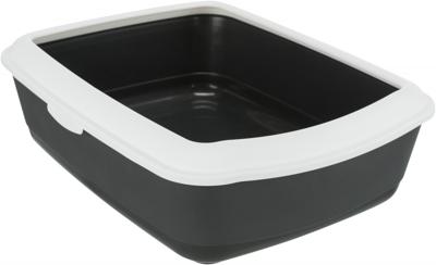 TRIXIE KATTENBAK CLASSIC ANTRACIET / WIT