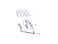 TCM FX Slowfall Confetti rectangular 55x18mm, white, 1kg - thumbnail