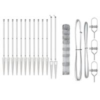 Weidehekwerk Zilver 100 x 1 m Gegalvaniseerd staal - thumbnail