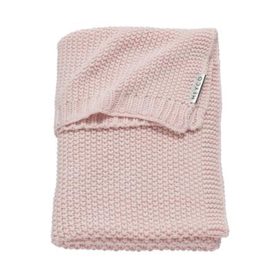 Meyco Silverline Relief Mixed wiegdeken 75x100 cm roze