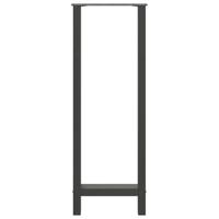 Bartafelpoten 2 st 40x(110-111) cm staal antraciet - thumbnail