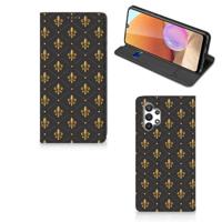 Samsung Galaxy A32 4G | A32 5G Enterprise Editie | Hoesje met Magneet | Franse Lelie - thumbnail