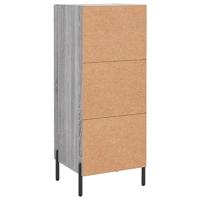 Dressoir 34,5x34x90 cm bewerkt hout grijs sonoma eikenkleurig - thumbnail