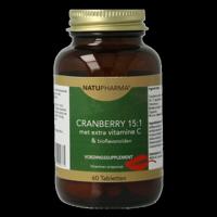 Natupharma Cranberry 15:1 met vitamine C & bioflavonoiden 60 Tabletten - thumbnail