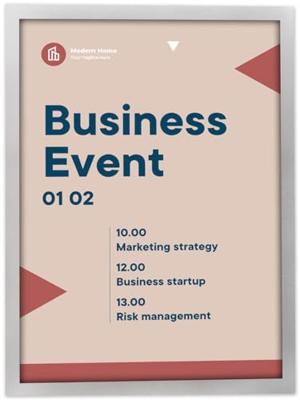 Europel zelfklevend kader ft A3, zilver, pak van 2 stuks Europel zelfklevend kader ft A3, zilver, pak van 2 stuks