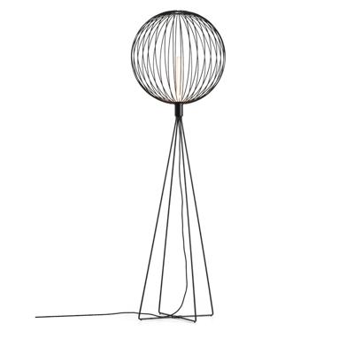 Wever & Ducre - Wiro Globe 2.0 Vloerlamp Zwart