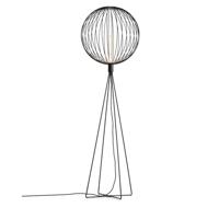 Wever & Ducre - Wiro Globe 2.0 Vloerlamp Zwart - thumbnail