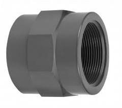 Druk PVC schroefbus - 16mm x 3/8 ring - 16 bar