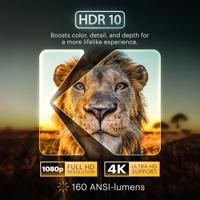 Kodak RODPJS500B Beamer DLP 150 ANSI-lumen Werkt op accu, Geïntegreerde luidspreker, Full HD, Autofocus - thumbnail