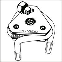 HAZET oliefiltersleutel "2172" oil filter key 2172 2172 - thumbnail