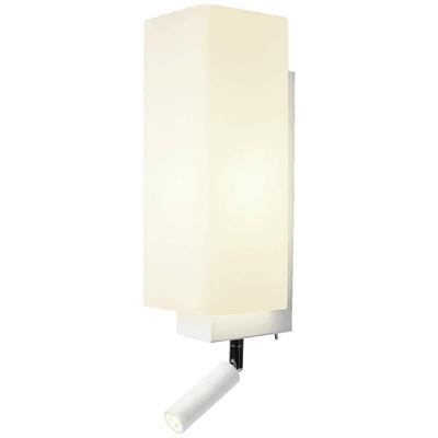 SLV Slaapkamer wandlampQuadrass wit - 1003429