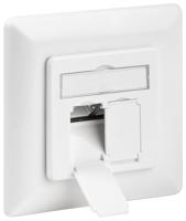 Goobay 68246 CAT 6 inbouwdoos (UP), 2 x RJ45 UAE stopcontact, 1 Gigabit ethernet, databose, netwerkdoos voor inbouw, afgeschermd - thumbnail