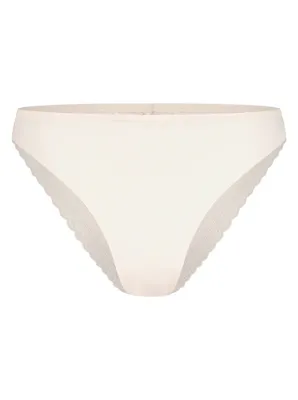 Secrets kanten dames heup slip - Naadloze invisible dames slip - Seamless modal - S - Creme - Onderbroek - Ondergoed