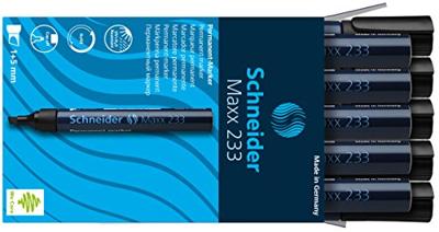 Schneider permanent marker Maxx 233, zwart Schneider permanent marker Maxx 233, zwart