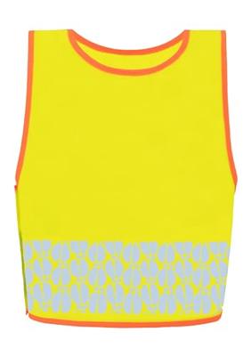 Korntex KX119K Children's Safety Vest Funtastic Wildlife CO² Neutral - Moose Yellow - XXS (3/4 years)
