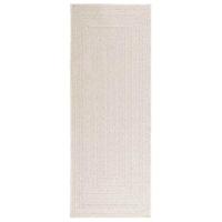 Vloerkleed ZIZUR room binnen en buiten 80x200 cm jute look - thumbnail