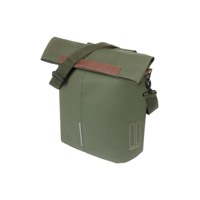 Basil tas city shopper vegan leather | moss green - thumbnail