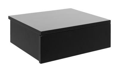 Bendt Zwevend Nachtkastje 'Grete' met 1 lade, kleur Zwart Bendt Zwevend Nachtkastje 'Grete' met 1 lade, kleur Zwart