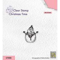 Nellie's Choice • christmas time clear stempels snowman-3 - thumbnail