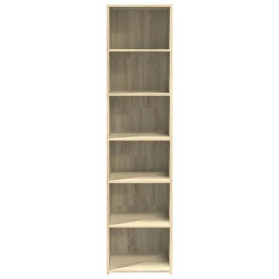 Hoge kast 45x41x185 cm bewerkt hout sonoma eikenkleurig