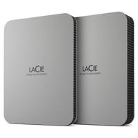 LaCie Mobile Drive 1TB v2 USB-C Moon Silver w/Rescue - thumbnail