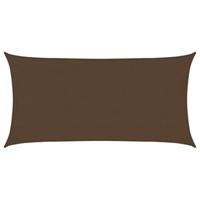 VidaXL Zonnezeil 160 g/m² 4x7 m hdpe bruin - thumbnail