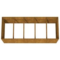 VidaXL Plantenbak verhoogd 200x80x80 cm cortenstaal - thumbnail