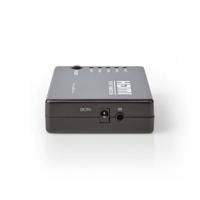 HDMI-schakelaar | 5 poorten | 5x HDMI-ingang | 1x HDMI-uitgang | 1080p | ABS | antraciet | doos - thumbnail